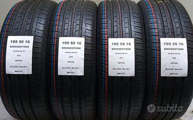 4 GOMME 195 55 16 BRIDGESTONE BR1737