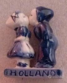 Statuina coppia bimbi olandesi