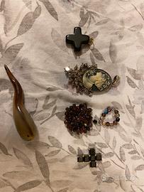 Lotto ciondoli bigiotteria vintage