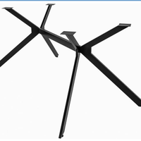 Gambe del tavolo in acciaio