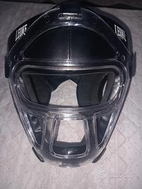 Casco da boxe Leone con protezione frontale