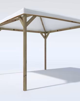 Gazebo in legno 3x3 m