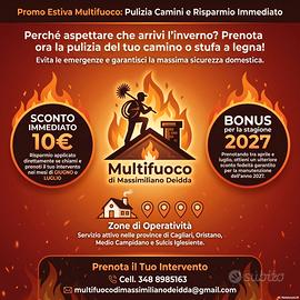 Servizio spazzacamino stagione 2026