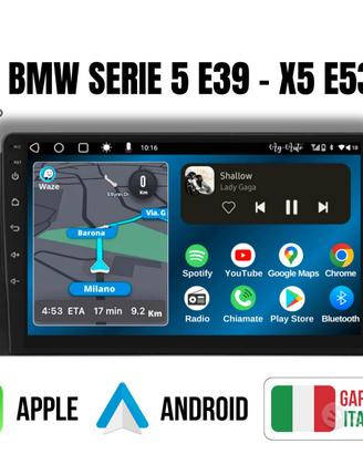 Bmw 5 e39 x5 e53 KIT COMPLETO Autoradio Android