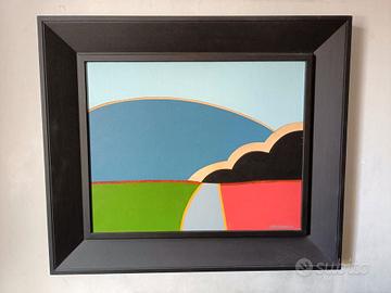 QUADRO PITTORE "JACCARINO LAURO", ACRILICO SU TELA