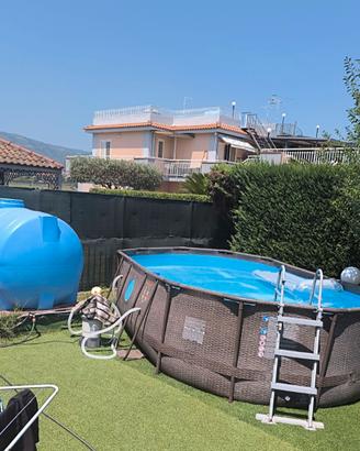 Piscina fuori terra Bestway Power Steel ovale comp