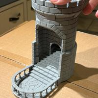 Torre dei dadi D&D pieghevole, foldable dice tower