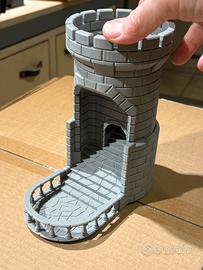 Torre dei dadi D&D pieghevole, foldable dice tower