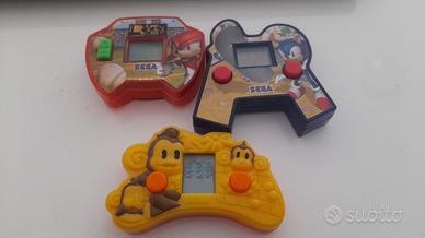 LOTTO 3 GIOCHI SEGA HANDHELD LCD VINTAGE SONIC