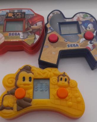 LOTTO 3 GIOCHI SEGA HANDHELD LCD VINTAGE SONIC