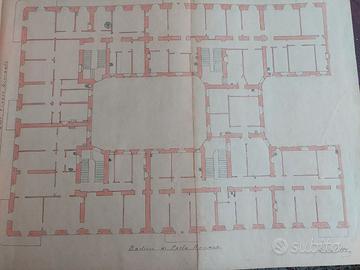 TAVOLE PLANIMETRICHE case signorili a Milano