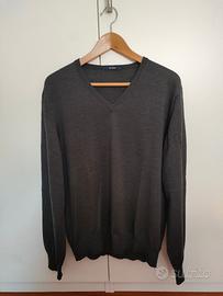 Maglione uomo Pal Zileri grigio scuro taglia 54