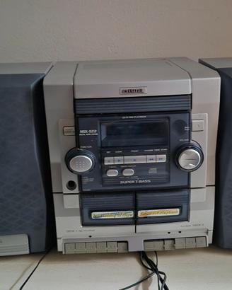  stereo aiwa radio cd e cassette
