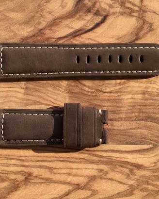 Per PANERAI New CINTURINO Sude MARRONE 24/22mm