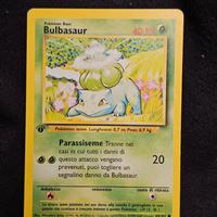 carta pokemon bulbasaur 1 edizione