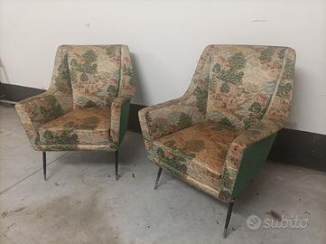 Coppia poltroncine vintage - Italia 1950/60