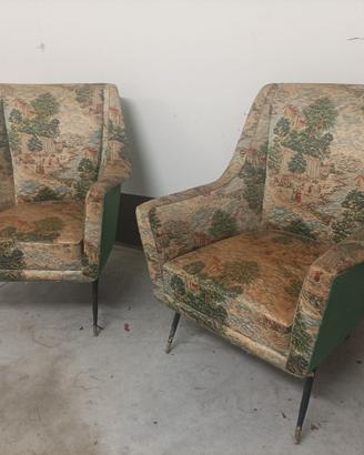 Coppia poltroncine vintage - Italia 1950/60