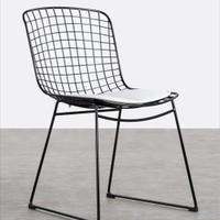 Sedie (4 pezzi) moderne in metallo da soggiorno