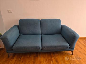 Divano 2 posti Pensarecasa mod. ESTATE Blu ottanio