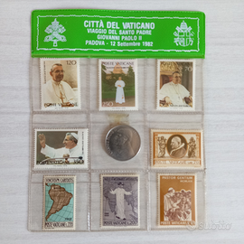 Francobolli e moneta Città del Vaticano