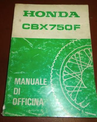 CBX750F manuale officina manutenzione moto honda