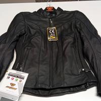 Giacca moto donna in pelle Ixon Crystal Slick 