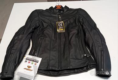 Giacca moto donna in pelle Ixon Crystal Slick 