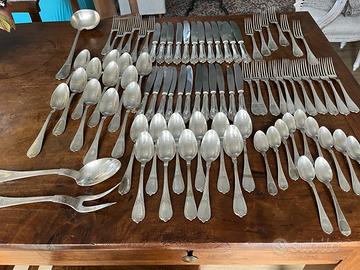 Servizio posate argento 1000