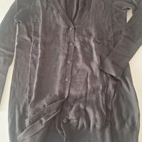 Cardigan donna in maglia nero, marca Penny Black