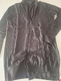 Cardigan donna in maglia nero, marca Penny Black