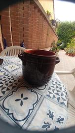 Pentola terracotta anni 50