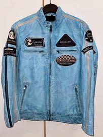 Giubotto Biker in pelle d’Agnello tg 50 NUOVO