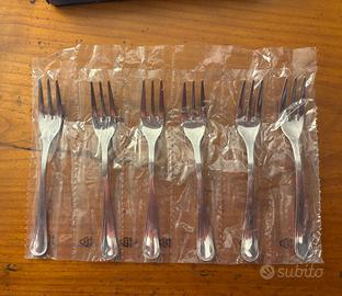 12 FORCHETTINE DOLCE ACCIAIO 18/10 ROSTFREI