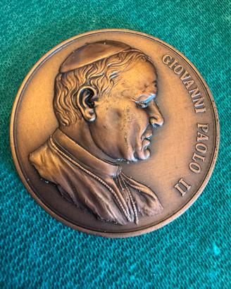 Medaglia commemorativa Giovanni Paolo II a Viterbo