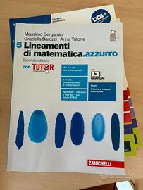 Lineamenti di matematica azzurro 5, seconda ed.