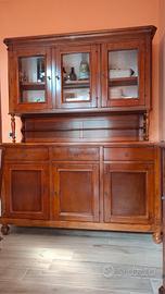 vetrinetta in legno e vetro 