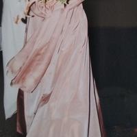 Abito da sposa rosa taglia 44 rosa