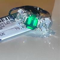 02 - anello bliss in argento verde