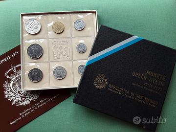 S. Marino cofanetto Divisionali 1973 FDC