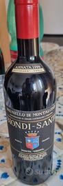 Bottiglia vino biondi santi brunello 1999