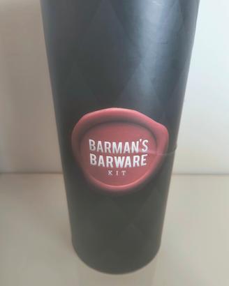 set barman professionale 