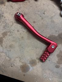 Leva del cambio rossa in ergal