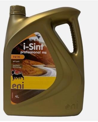 OLIO MOTORE ENI I-SINT PROFESSIONAL MS 5W30 4LT