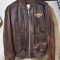 AERONAUTICA MILITARE GIACCA PELLE VINTAGE ANNI 00