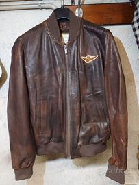 AERONAUTICA MILITARE GIACCA PELLE VINTAGE ANNI 00