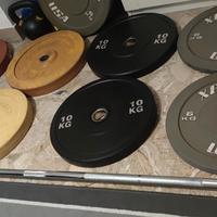  Bilanciere olimpionico 20KG+ BUMPER pesi palestra
