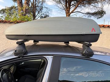 Box tetto G3 + barre e agganci completi alfa romeo