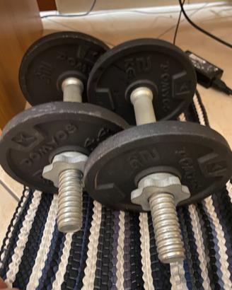 Manubri e pesi palestra