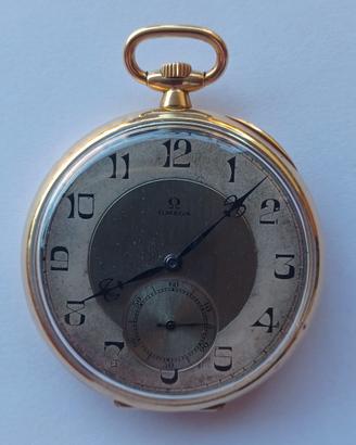 Omega in oro da taschino