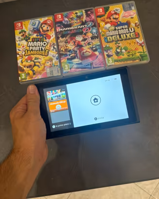 🎮 Nintendo Switch V2 + 4 Joy-Con + 3 giochi Mario